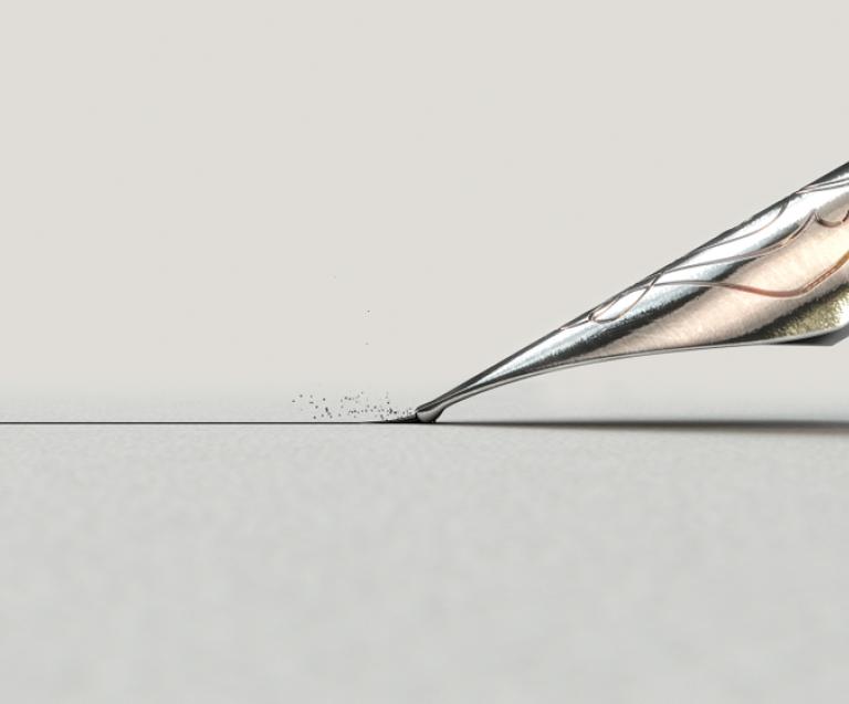 Signature d’un document avec un stylo-plume, symbolisant la formalisation ou la résiliation d’un bail d’habitation.