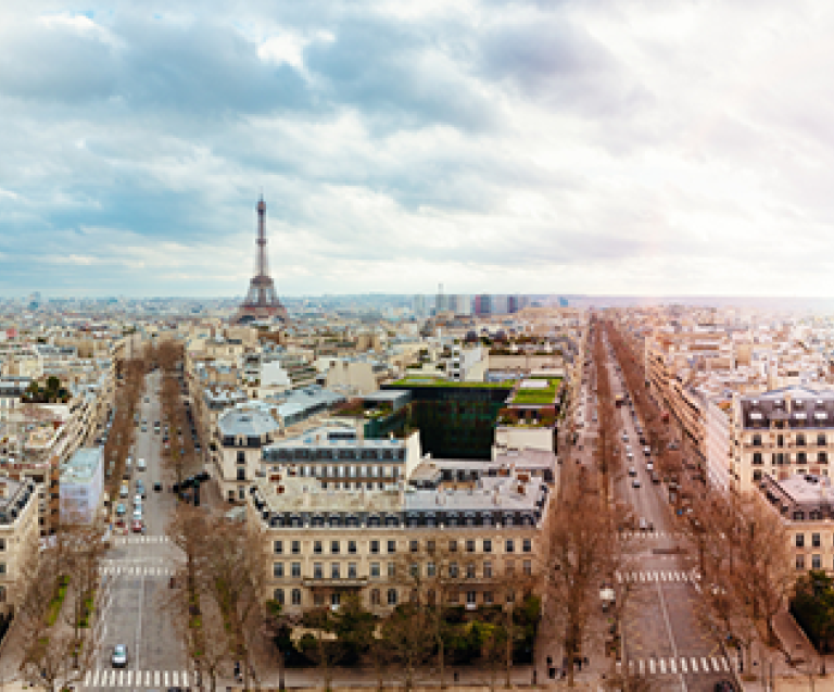 Vue de Paris investissement locatif rentable