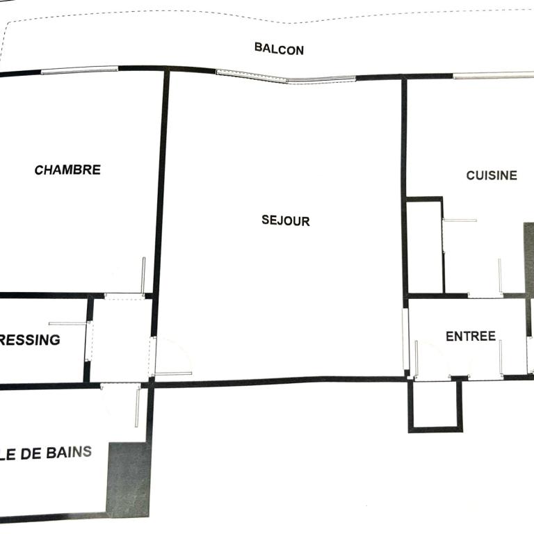 Paris XVIème, 2 PIECES de 55m²+ Balcon 11m² 