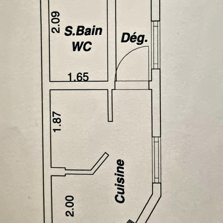 A LOUER 2P  PARIS IIème 37,59m² 