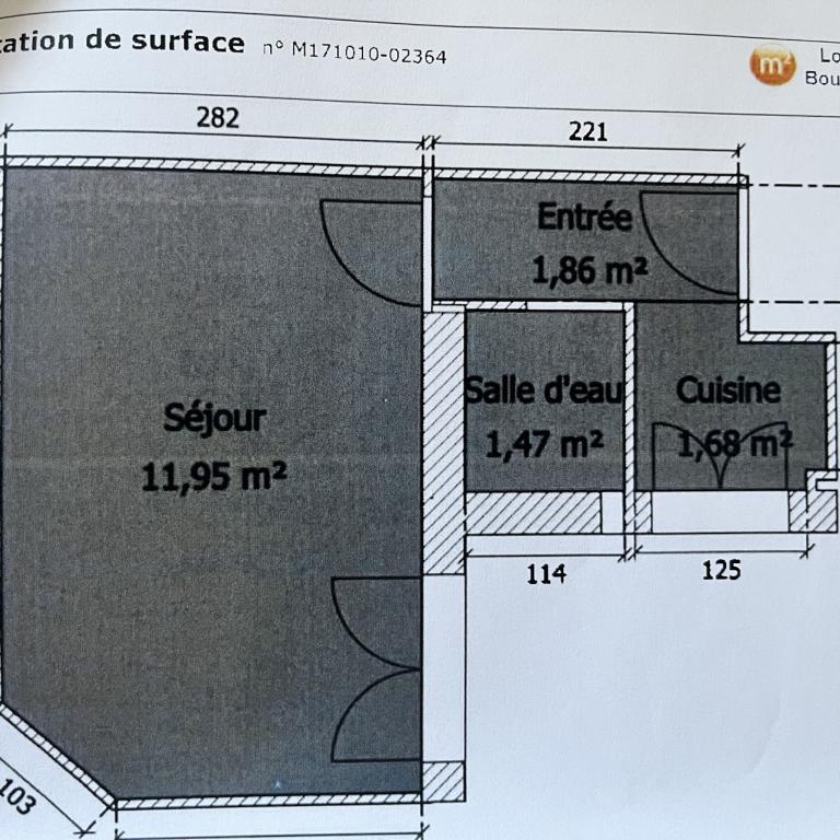 Paris  XVème, Javel/Boucicaut, Studio de 16,92m²