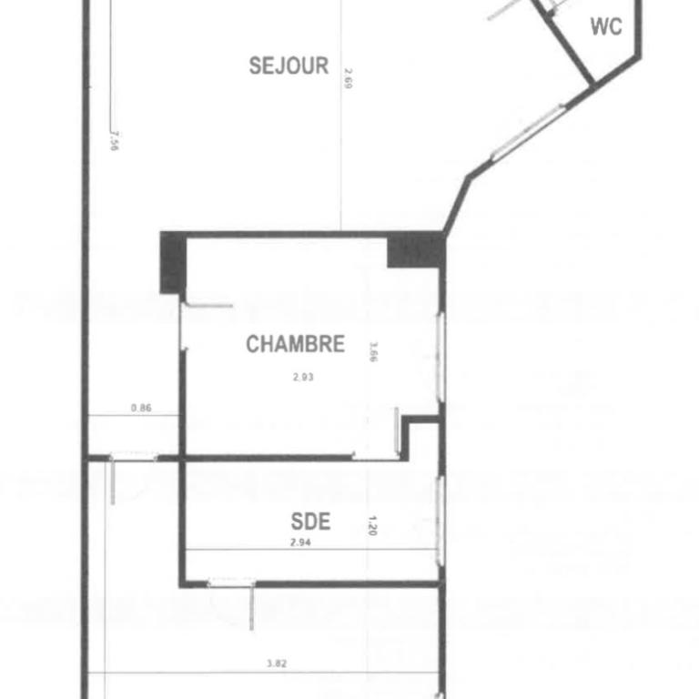 A LOUER 3 pièces  GARE DU NORD   PARIS Xème 51m²