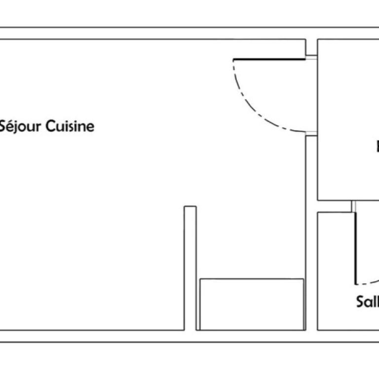 A LOUER  Studio  17.55m² Paris XIIème. BEL AIR