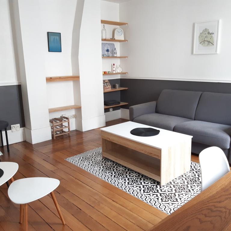 Beau 2 PIECES Meublé Métro Commerce/Charles Michels