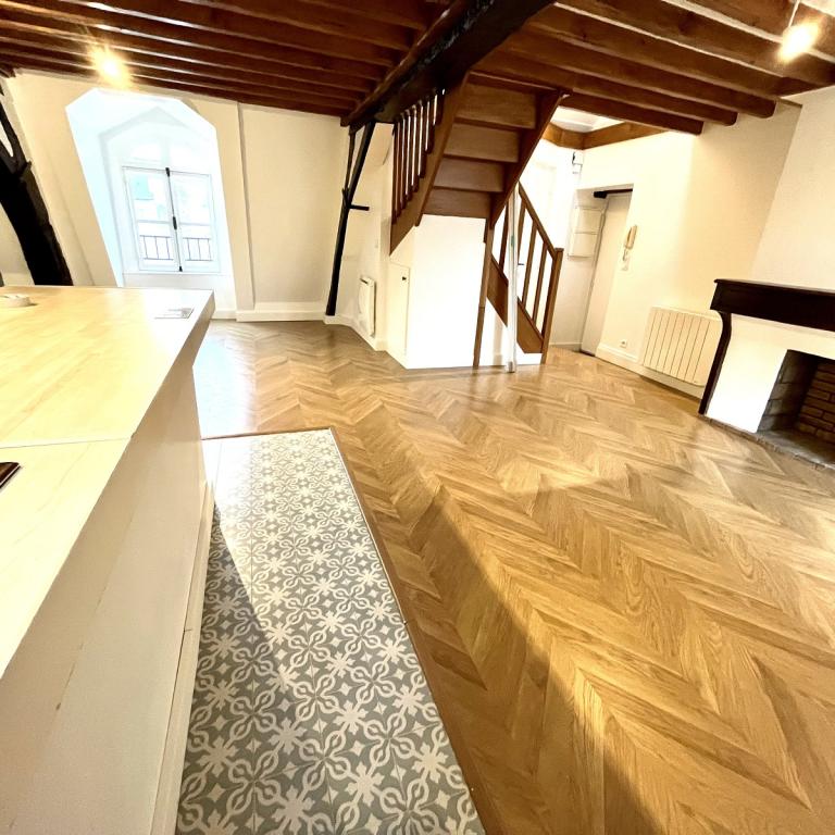 A LOUER 2/3  Pièces en DUPLEX surface 46.80m²  Loi Boutin et 84m²  au sol au 