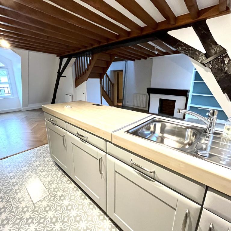 A LOUER 2/3  Pièces en DUPLEX surface 46.80m²  Loi Boutin et 84m²  au sol au 