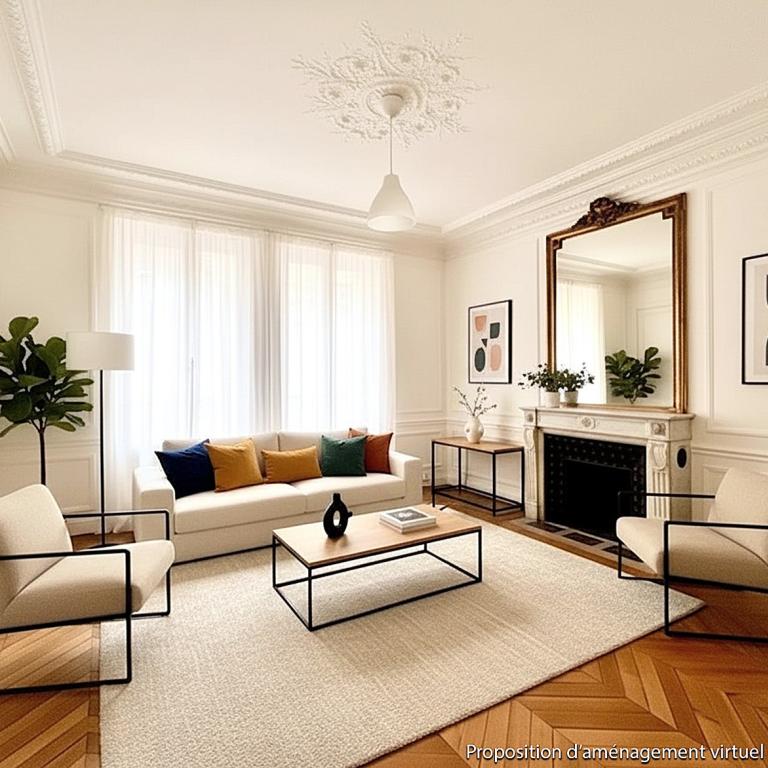 A LOUER 4 PIECES 100.46m² PARIS VIIIème 