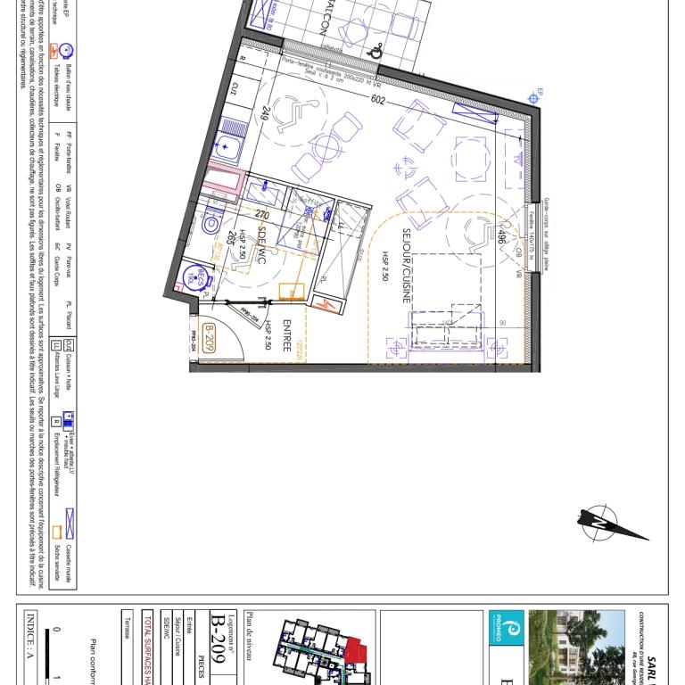 RAMBOUILLET (78120) Chateau du Moulin, Résidence Service Seniors, Grand Studio avec Balcon