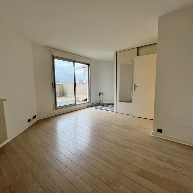 À LOUER  GRAND STUDIO 26.42m2 + TERRASSE DE 18m2 BOULOGNE BILLANCOURT. 