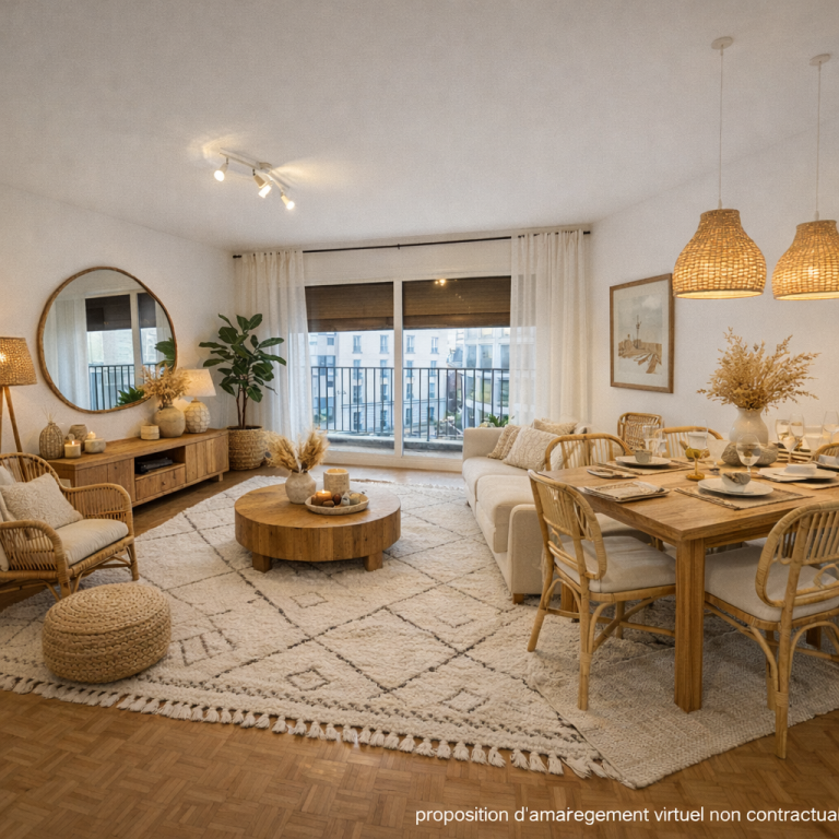 A LOUER 3 Pièces 62.10m²  Paris XIVème. REFAIT NEUF