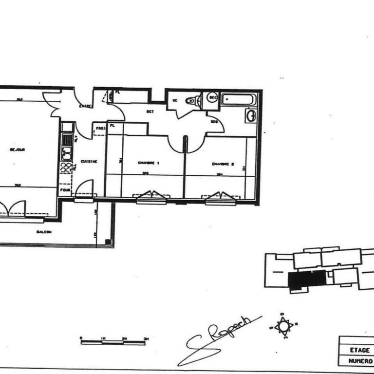 Montrouge (92120), 3Pièces de 68,24 m² avec Balcon et Parking
