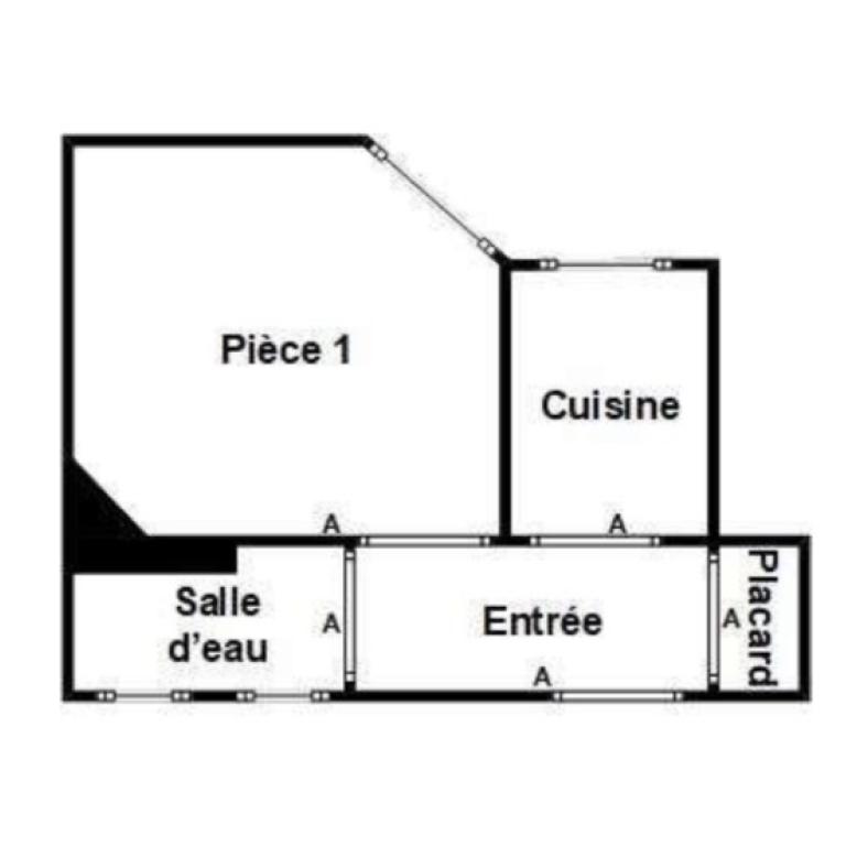 A LOUER STUDIO 25.15m². Paris XIXème. REFAIT NEUF