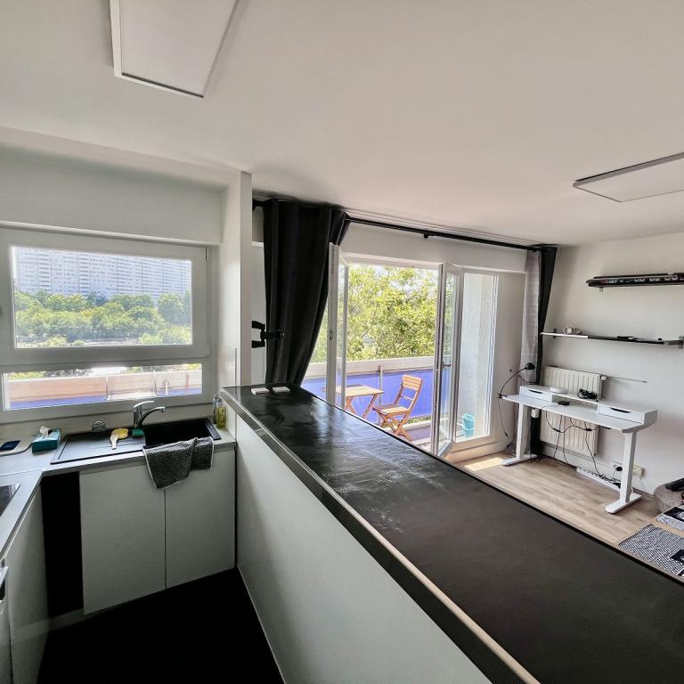 A LOUER STUDIO PARIS XVème avec BALCON CAVE ET PARKING