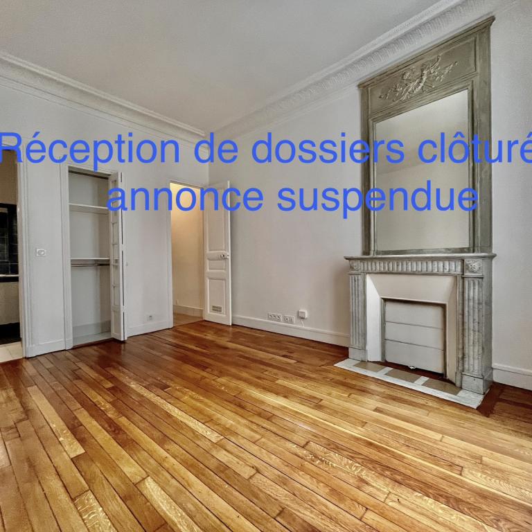 PARIS XVIIème  Villliers STUDIO 21,69m² 