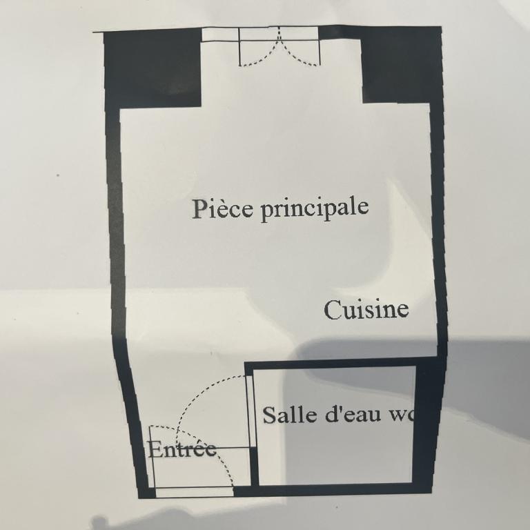 Paris XVème, Métro Commerce, Studio 12,19m²