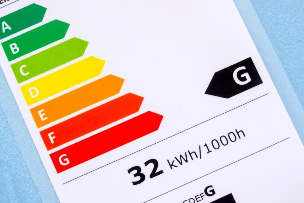 Loi Climat et Résilience : Étiquette énergétique DPE indiquant une performance énergétique classée G, représentant une forte consommation d’énergie.