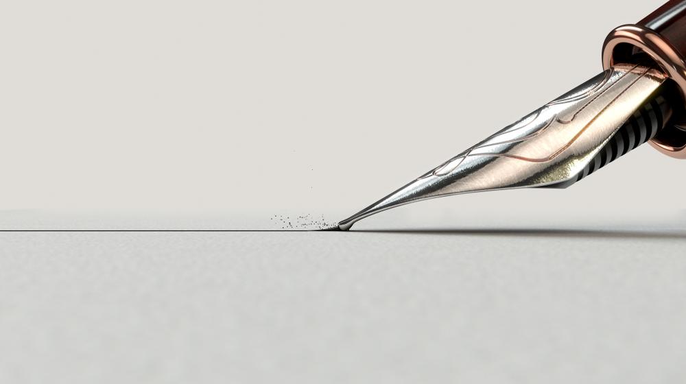Signature d’un document avec un stylo-plume, symbolisant la formalisation ou la résiliation d’un bail d’habitation.