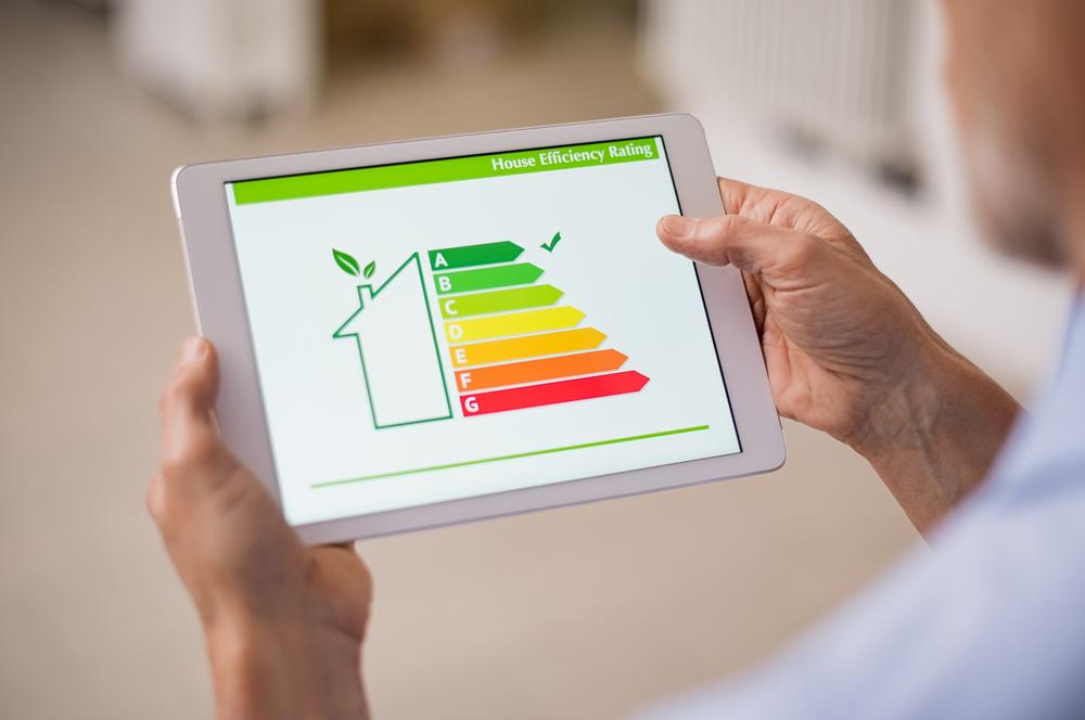 Tablette présentant un DPE