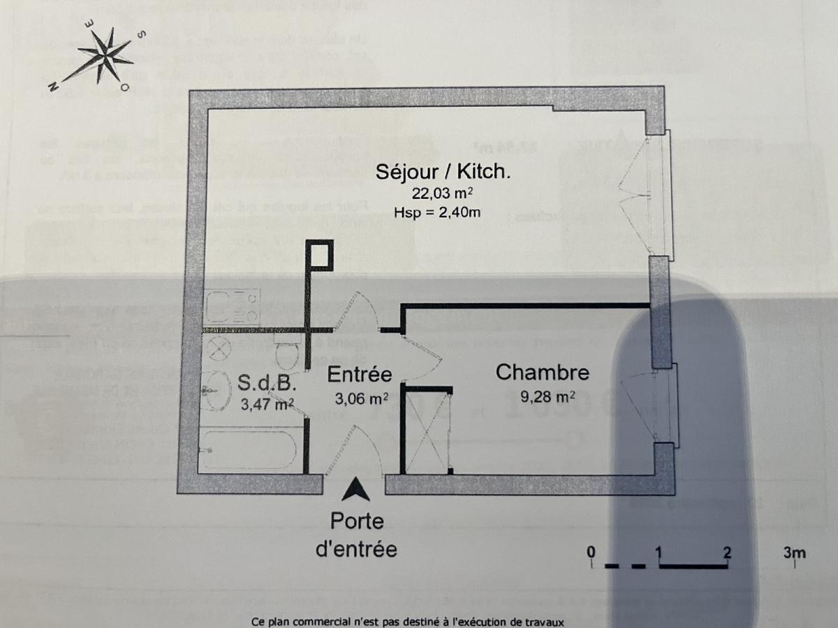 Paris XIIIème, Campo Formio/St Marcel, 2Pièces de 37,84m²