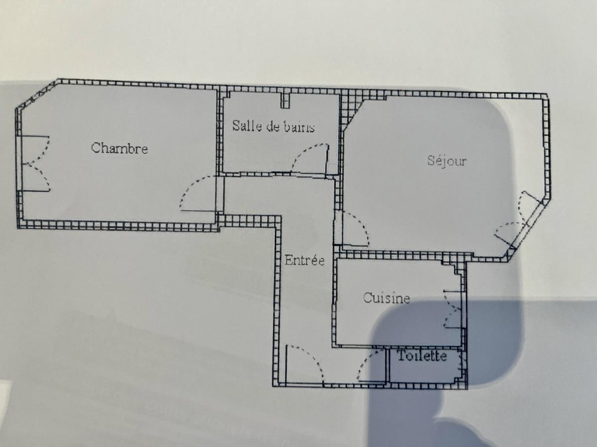 Paris XVIIème, métro Convention, 2Pièces de 47,37m²