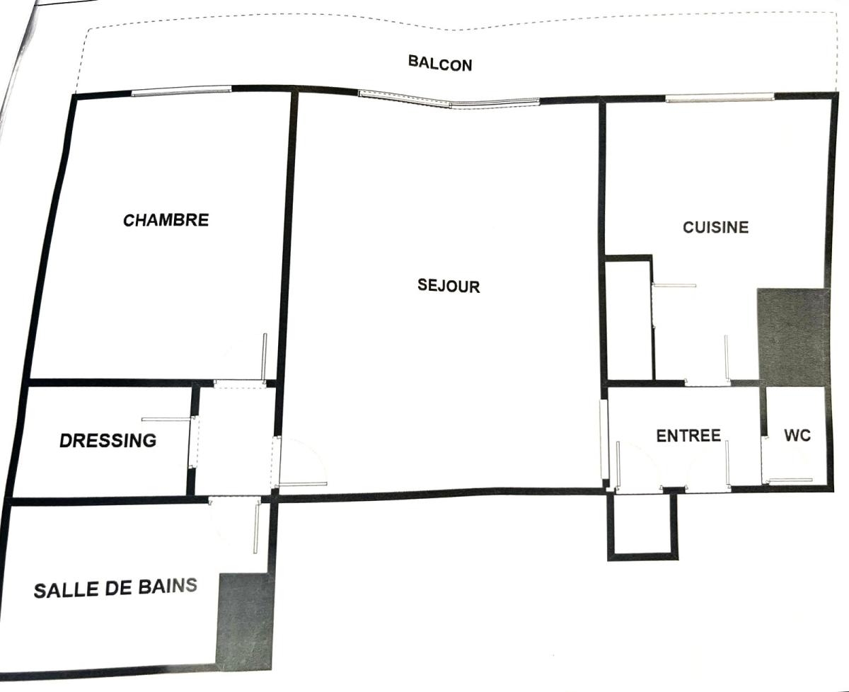 Paris XVIème, 2 PIECES de 55m²+ Balcon 11m² 