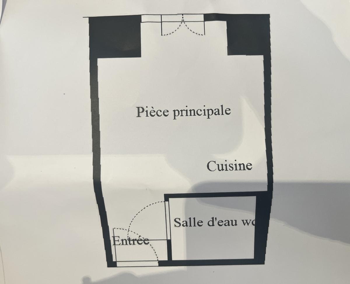 Paris XVème, Métro Commerce, Studio 12,19m²