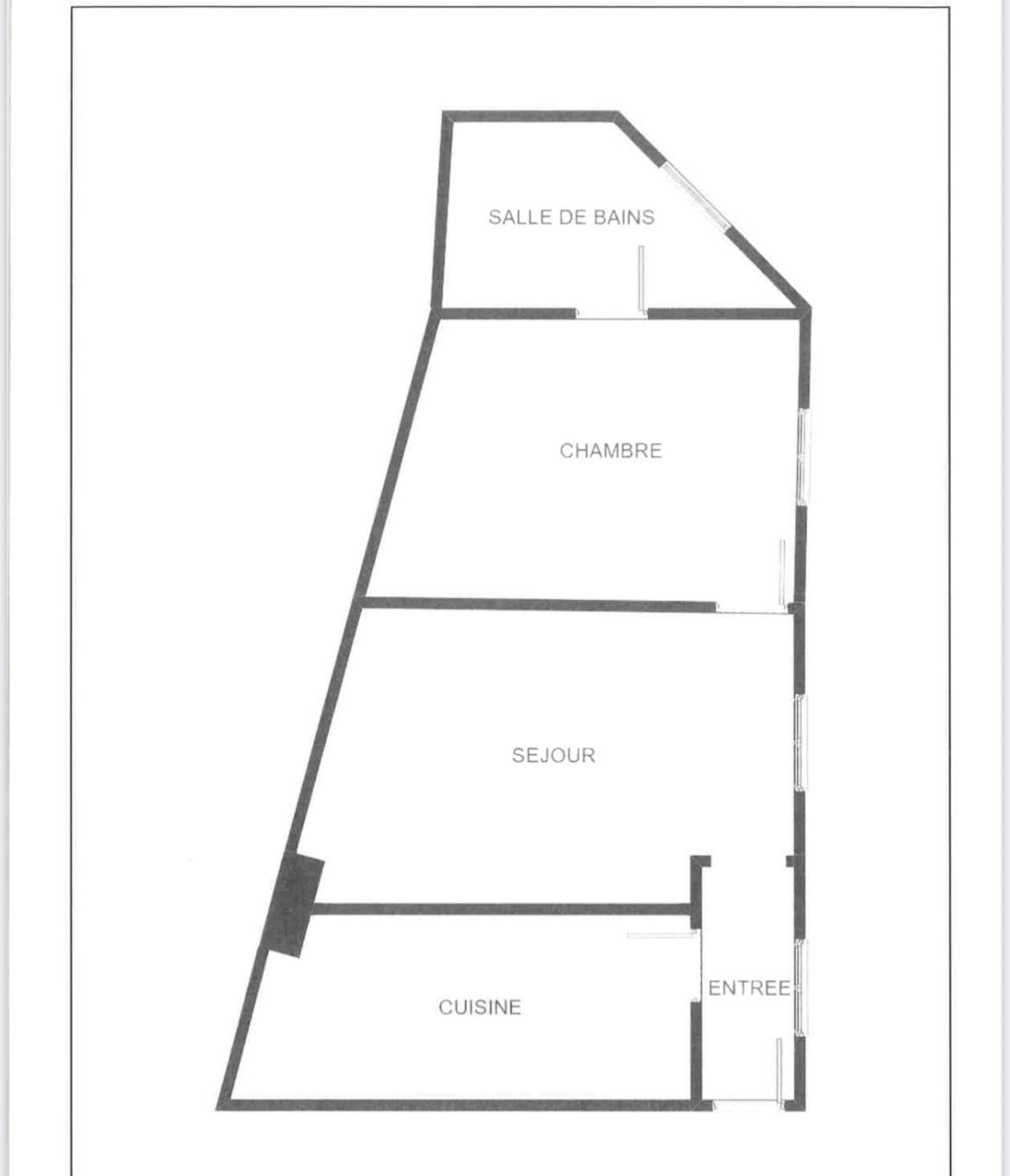  PARIS 9ème, 2Pièces de  34,62m²