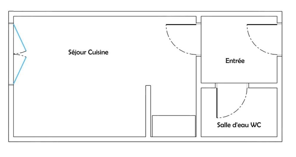 A LOUER  Studio  17.55m² Paris XIIème. BEL AIR