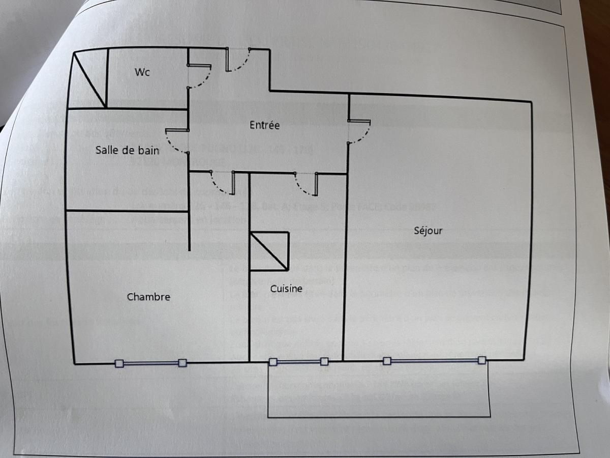 A LOUER 2 Pièces 42m² 92120 MONTROUGE AVEC CAVE PARKING ET BALCON