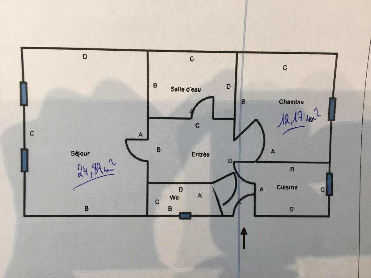 A LOUER Paris XVIIème 2P Porte Maillot