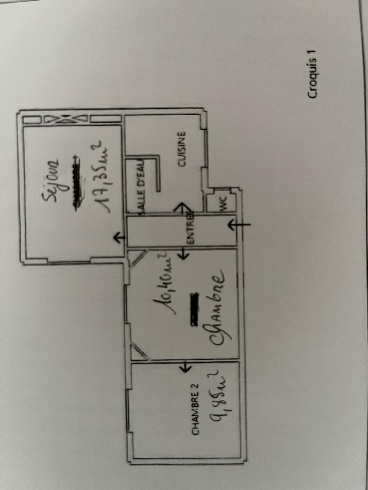 Paris 9ème 2/3P 47,27m2