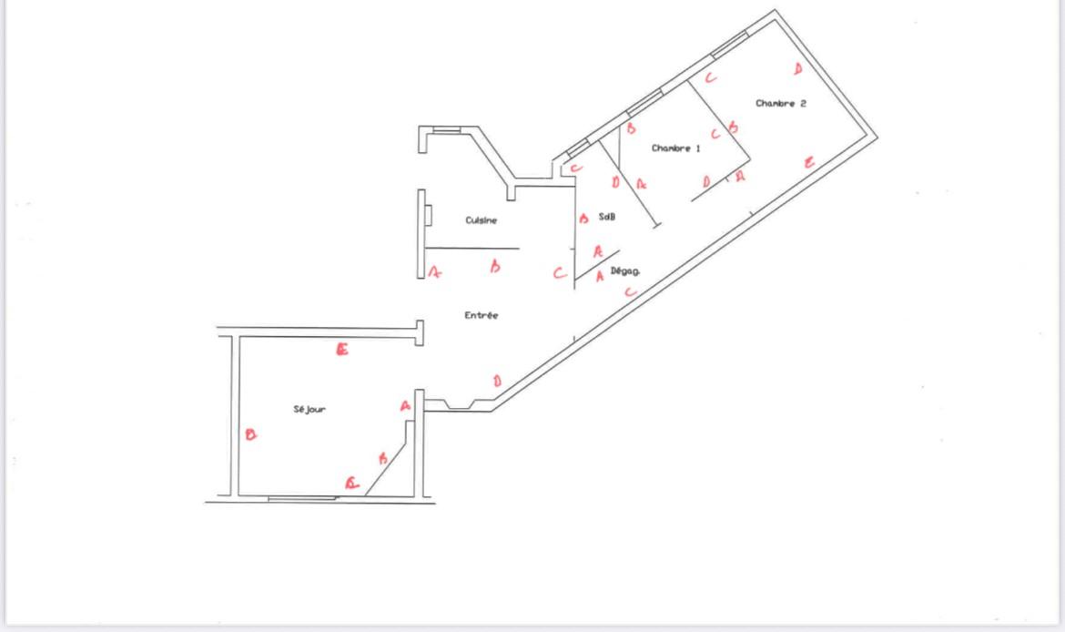 Paris  XVIIIème Simplon, 3 pièces de 70,15m²