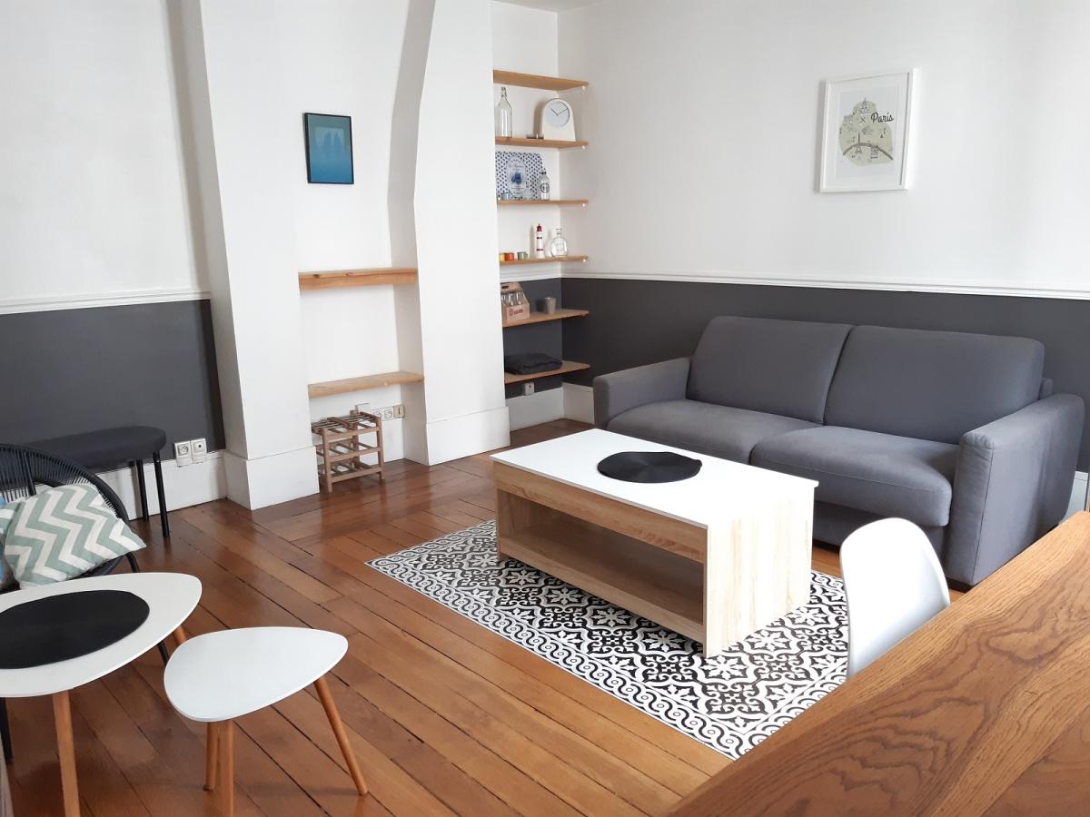 Beau 2 PIECES Meublé Métro Commerce/Charles Michels