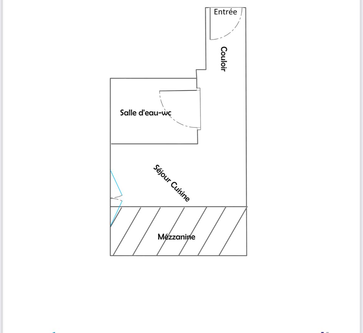 Paris XIème, Philippe Auguste, Studio de 23,31m²