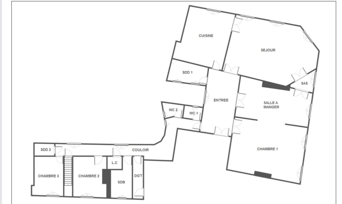 Paris VIIème Solférino, 6 pièces 180,33m²