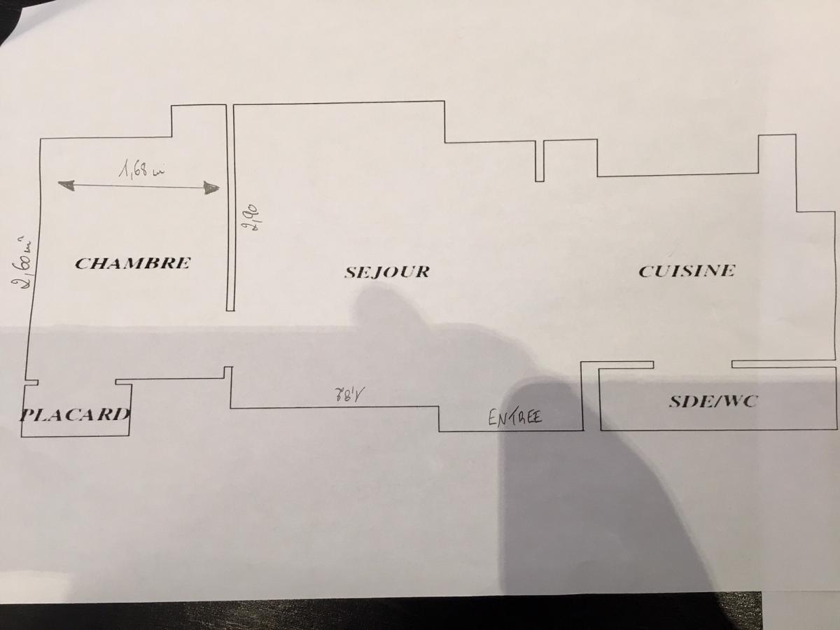 Paris XVème Studio 22,59m² Sèvres Lecourbe