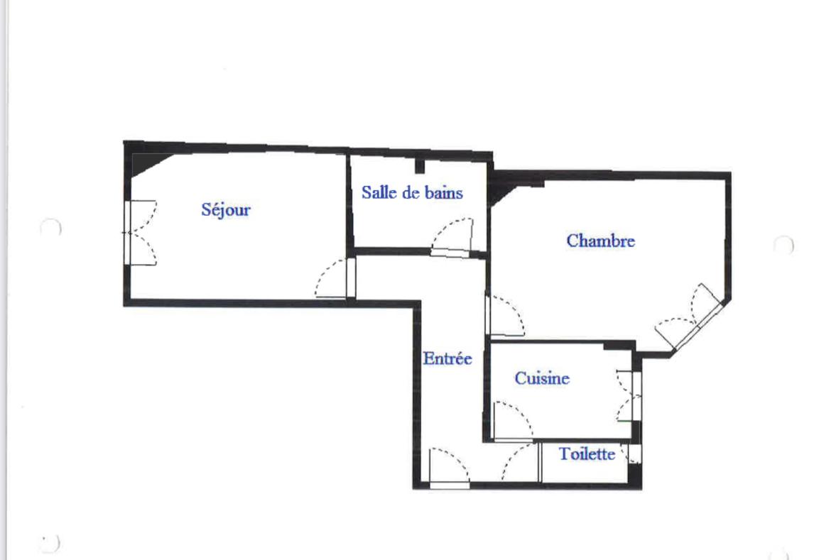 A LOUER Paris XVème Convention 2P 47,52m²