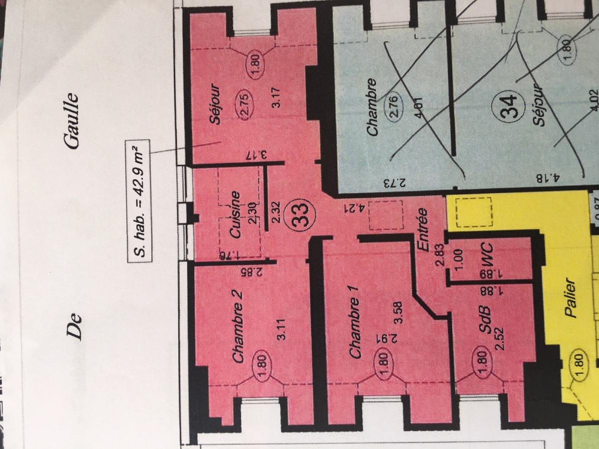 A LOUER 92 LEVALLOIS MAIRIE 3P