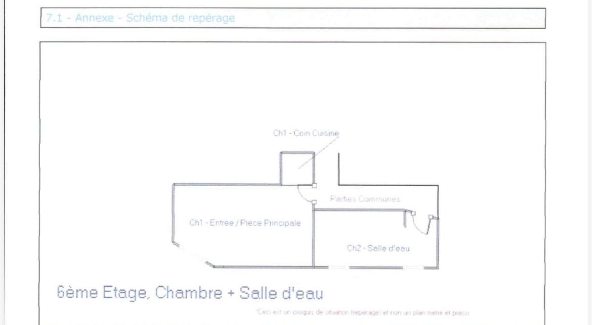 PARIS VIIème Studio meublé