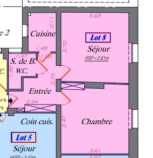 MONTROUGE (92120), 2 Pièces de 37,60m² refait neuf