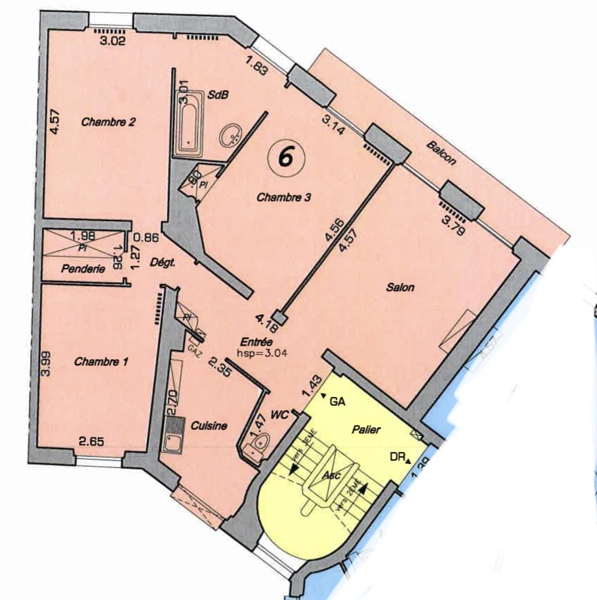 A LOUER 4P PARIS XIVème ALESIA