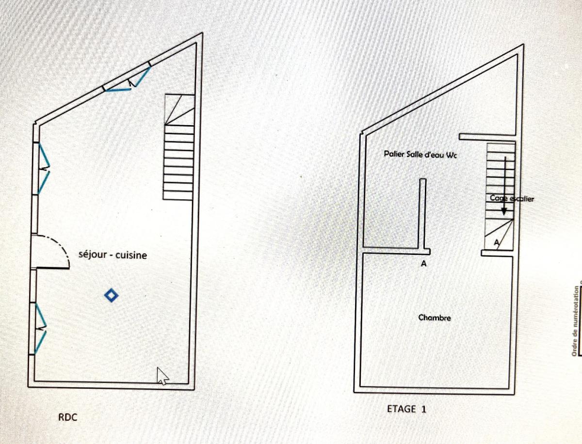 A LOUER STUDIO  EN DUPLEX 30m² AU SOL/ 23.90 m² LOI BOUTIN NANTERRE VILLE