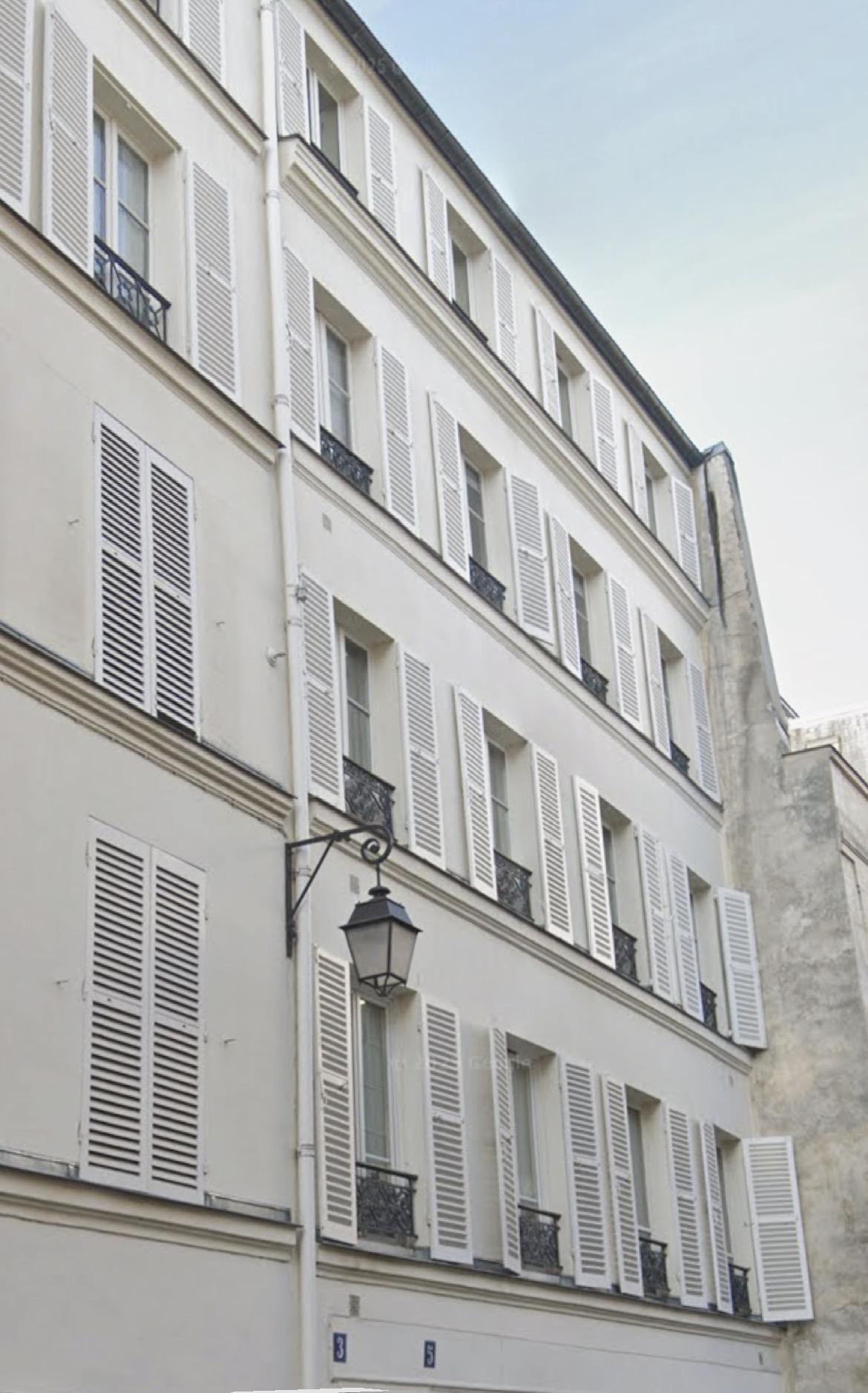 A LOUER 2 PIECES Loué Meublé 32.40m² Paris IIIème.