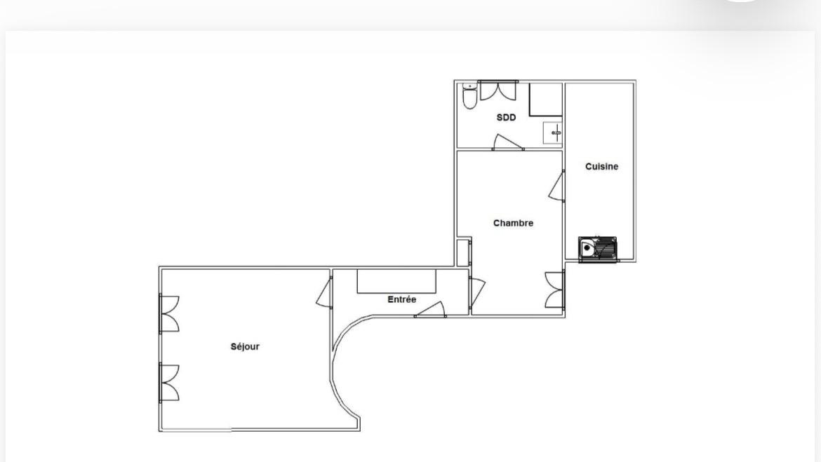 Paris 3ème RAMBUTEAU 2Pièces 41,56 m²
