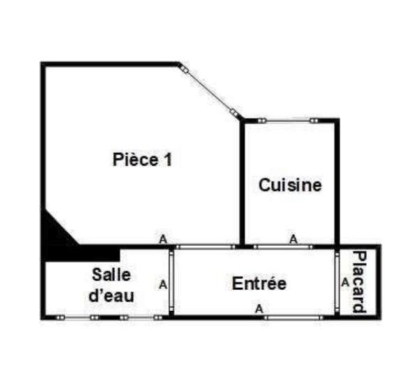 A LOUER STUDIO 25.15m². Paris XIXème. REFAIT NEUF
