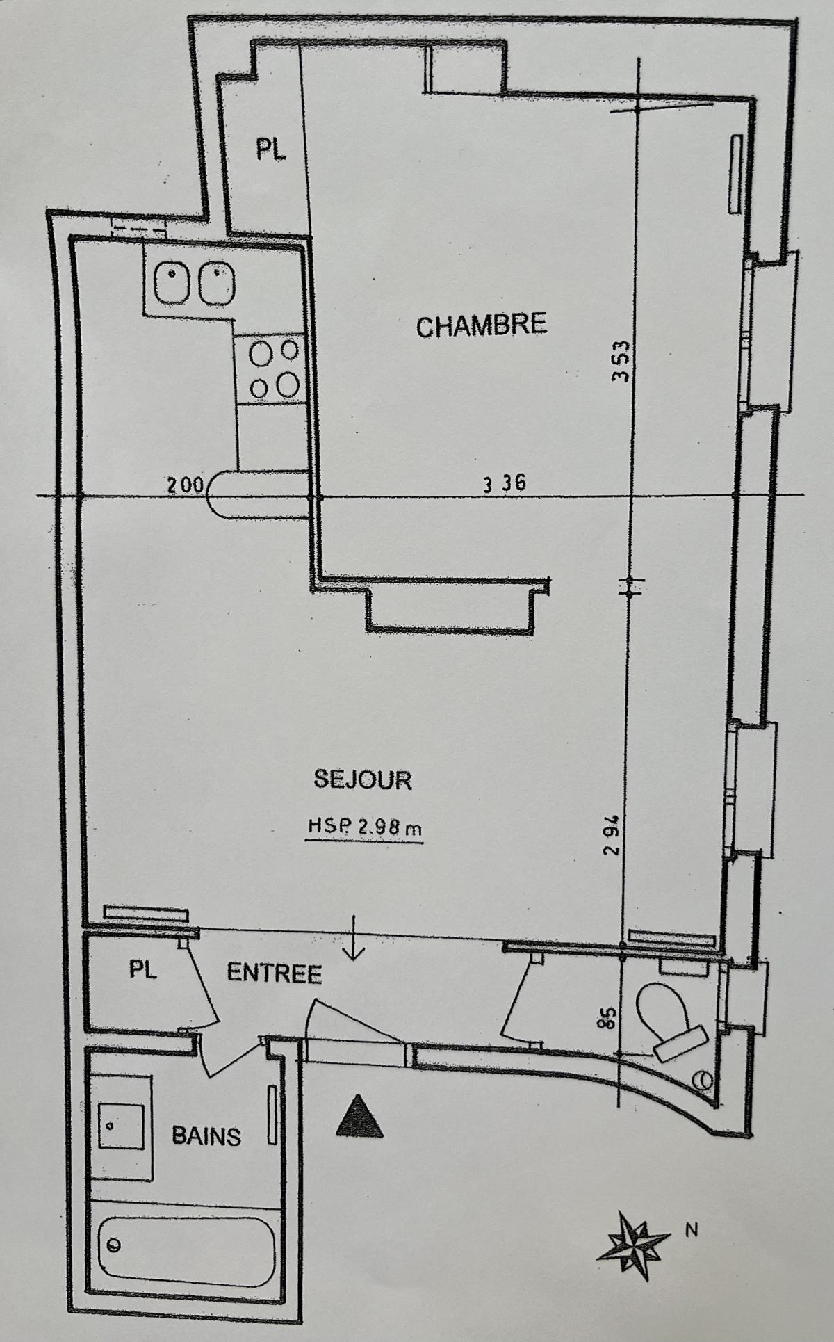 A LOUER EN MEUBLE 2 Pièces 43.27m²  PARIS  1er Rue Saint Honoré, PALAIS ROYAL