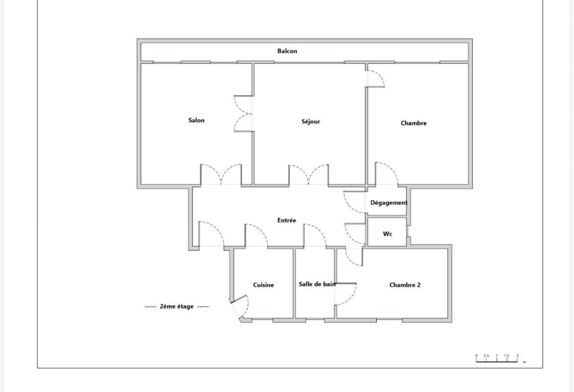 Paris XVIIème, Magnifique 3/4 Pièces de 83m² avec Balcon