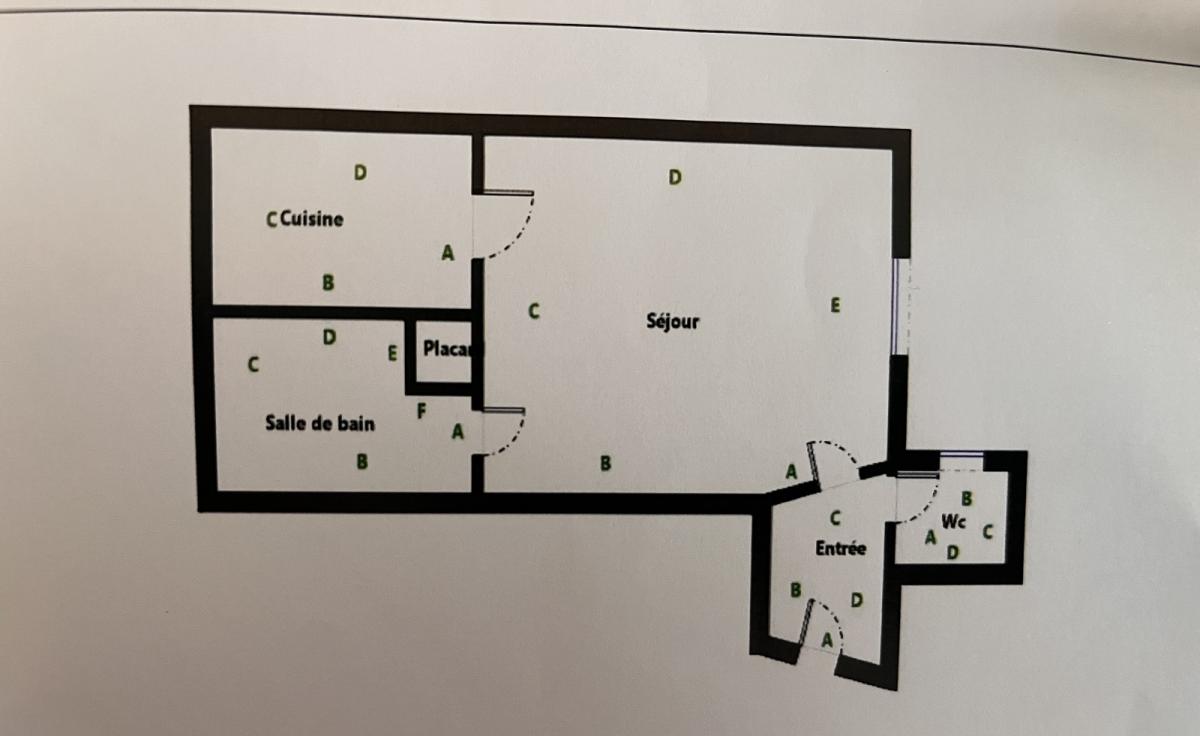 PARIS XVIIème  Villliers STUDIO 21,69m² 