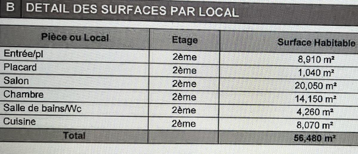 Paris XIIème, Métro Ledru Rollin, Grand 2 pièces de 56,48 m²