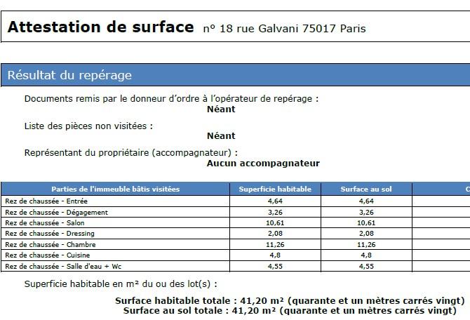 Paris XVIIème, Pte Champerret, 2 Pièces de 41,20m² 